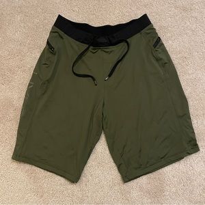 Hylete Men’s Training Gym Shorts Green Size Medium